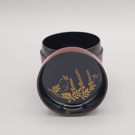 Matcha natsume Hagi 萩 en Hibari 雲雀 Nakamura Sōetsu