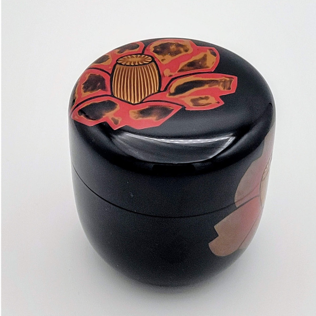 Camélia usucha natsume 椿紋薄茶器 Oshita Kosen