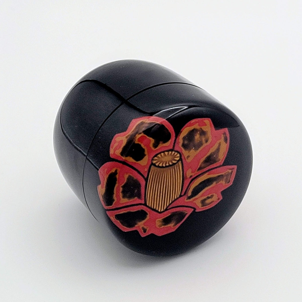 Camélia usucha natsume 椿紋薄茶器 Oshita Kosen