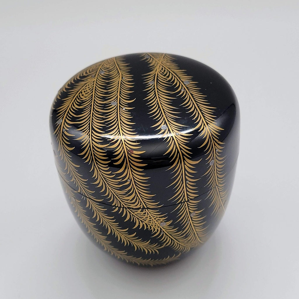 Vintage japanse theebus Yanagi 花鳥画 wilgenmotief maki-e Shunpō