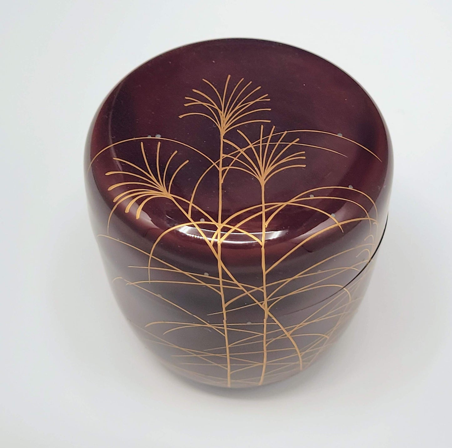 Matcha natsume Musashino maki-e 武蔵野蒔絵 Okamoto Yōsai 岡本陽斎