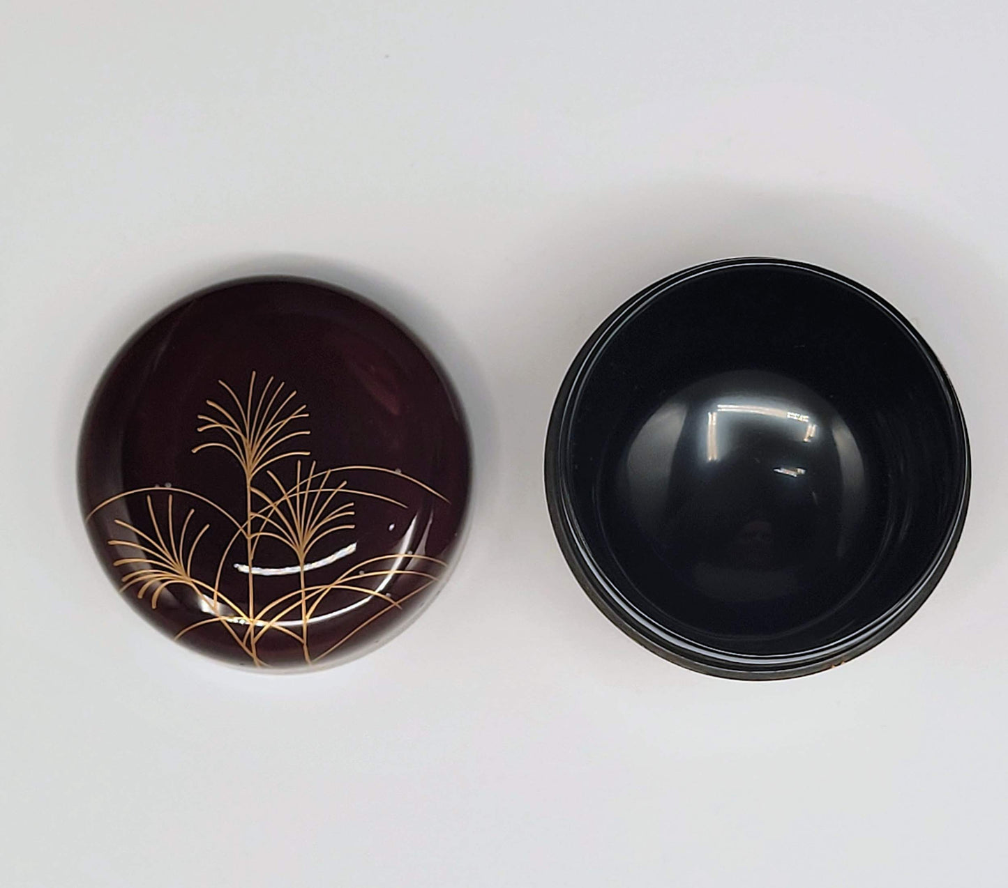 Matcha natsume Musashino maki-e 武蔵野蒔絵 Okamoto Yōsai 岡本陽斎