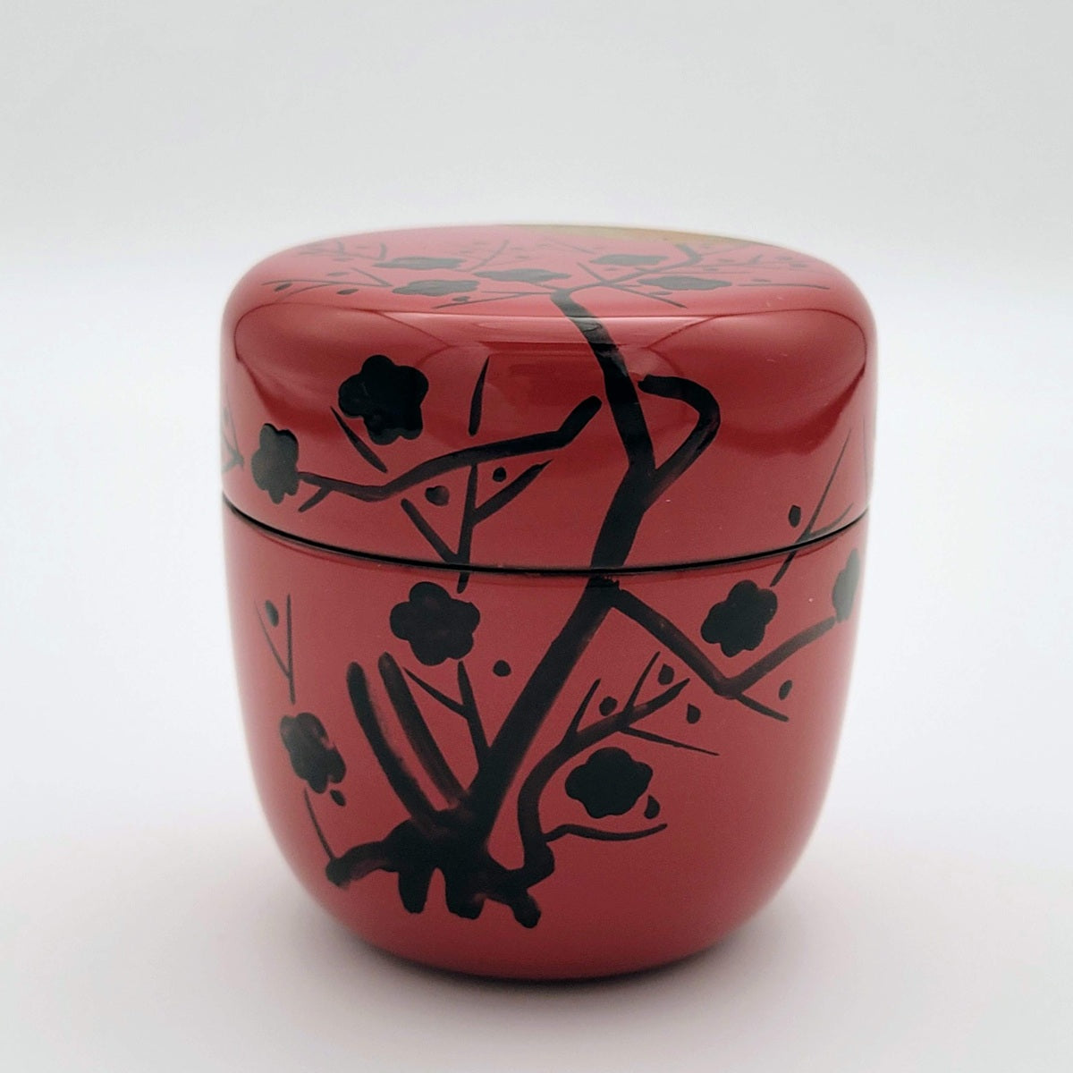 Ume-tsuki natsume 梅月蒔絵中棗 Nakatani Hakuho