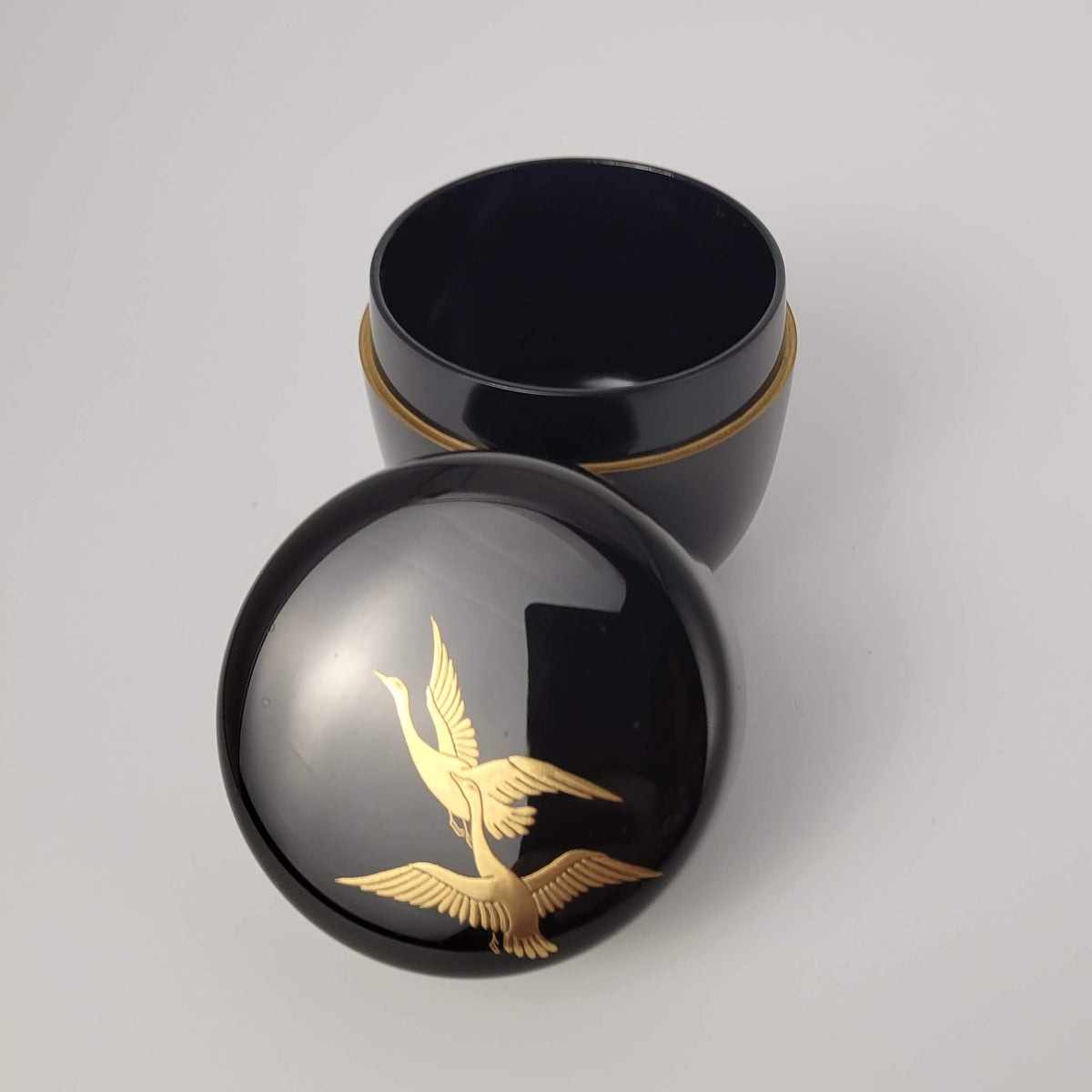 Japanese Maki-e Natsume - Geese in Autumn – Tsukamoto Noriyoshi 塚本規義