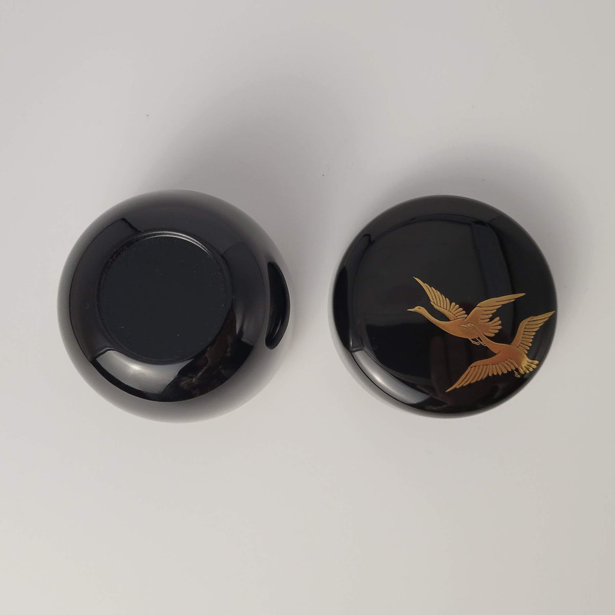 Japanese Maki-e Natsume - Geese in Autumn – Tsukamoto Noriyoshi 塚本規義